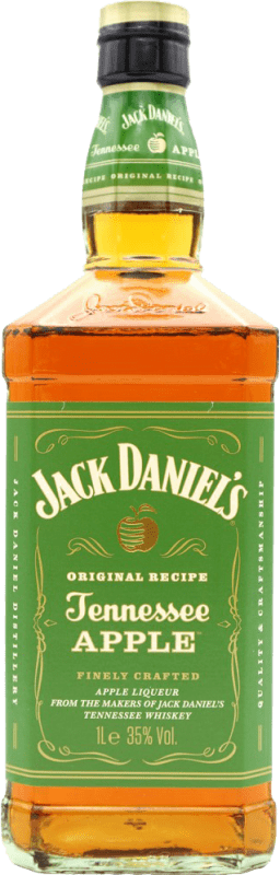 36,95 € Envio grátis | Whisky Bourbon Jack Daniel's Apple Estados Unidos Garrafa 1 L