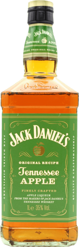 34,95 € Kostenloser Versand | Whisky Bourbon Jack Daniel's Apple Vereinigte Staaten Flasche 1 L