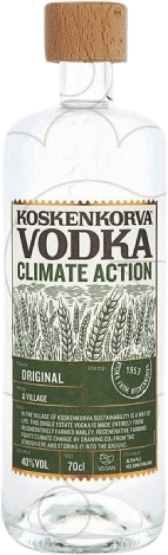 16,95 € 免费送货 | 伏特加 Koskenkorva Climate Action 芬兰 瓶子 70 cl