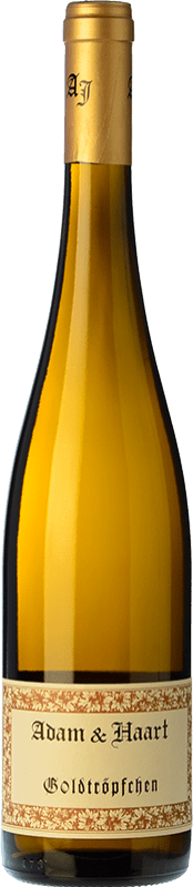 97,95 € 免费送货 | 白酒 A.J. Adam Goldtröpfchen Trocken Q.b.A. Mosel Mosel 德国 Riesling 瓶子 75 cl