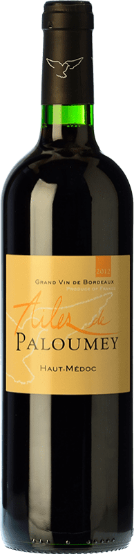 12,95 € Spedizione Gratuita | Vino rosso Château Paloumey Ailes A.O.C. Haut-Médoc bordò Francia Merlot, Cabernet Sauvignon Bottiglia 75 cl