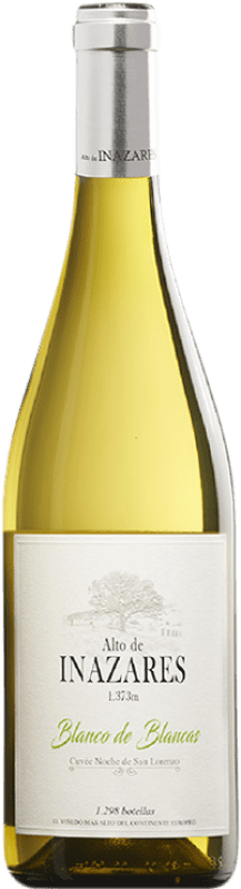 25,95 € Free Shipping | White wine Alto de Inazares Blanco de Blancas Spain Viognier, Chardonnay, Sauvignon White, Gewürztraminer, Riesling Bottle 75 cl