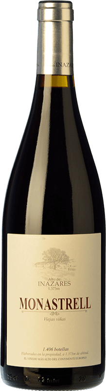 19,95 € Kostenloser Versand | Rotwein Alto de Inazares Spanien Monastrell Flasche 75 cl