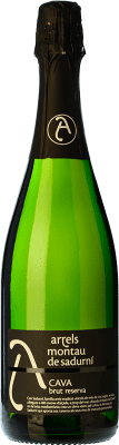 18,95 € Envio grátis | Espumante Branco Montau de Sadurní Arrels Brut — Bruto Reserva D.O. Cava Catalunha Espanha Macabeo, Xarel·lo, Parellada 75 cl