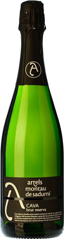 10,95 € Envoi gratuit | Blanc mousseux Montau de Sadurní Arrels Brut Réserve D.O. Cava Catalogne Espagne Macabeo, Xarel·lo, Parellada Bouteille 75 cl