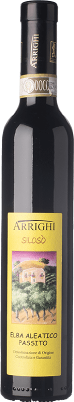 46,95 € Kostenloser Versand | Süßer Wein Arrighi Silosò D.O.C.G. Elba Aleatico Passito Toskana Italien Aleático Halbe Flasche 37 cl