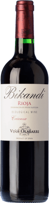 10,95 € Бесплатная доставка | Красное вино Olabarri Bikandi старения D.O.Ca. Rioja Ла-Риоха Испания Tempranillo бутылка 75 cl