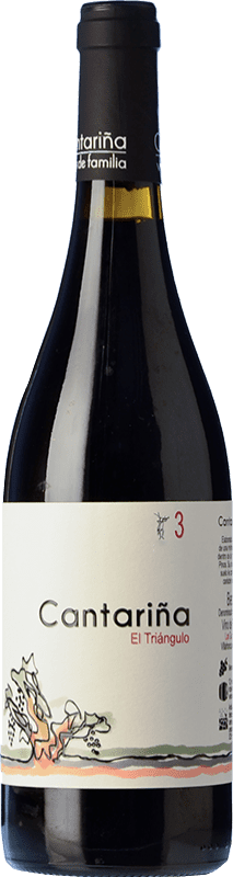 45,95 € 送料無料 | 赤ワイン Cantariña El Triángulo 3 D.O. Bierzo カスティーリャ・イ・レオン スペイン Garnacha — グルナッシュ, Mencía — メンシア, Doña Blanca 75 cl
