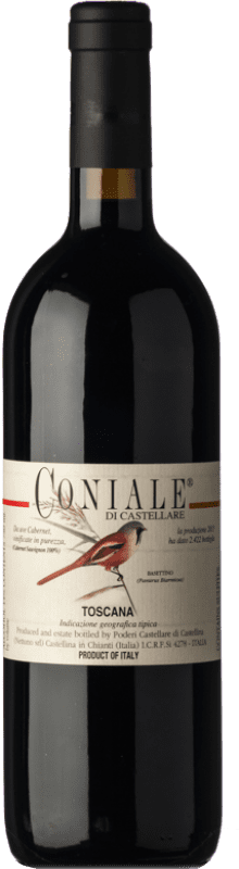 83,95 € 免费送货 | 红酒 Castellare di Castellina Coniale I.G.T. Toscana 托斯卡纳 意大利 Cabernet Sauvignon 瓶子 75 cl