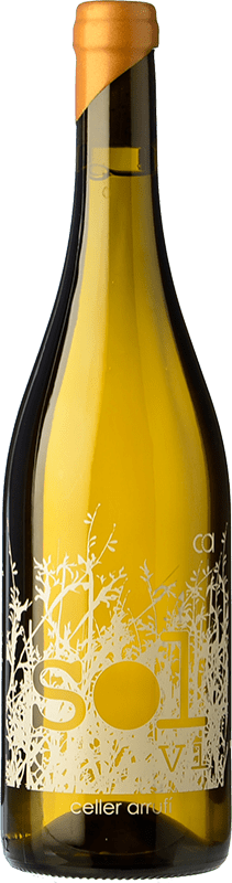 12,95 € Envio grátis | Vinho branco Arrufí 77 Dies D.O. Terra Alta Catalunha Espanha Grenache Branca Garrafa 75 cl