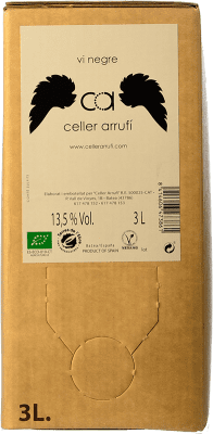 11,95 € 免费送货 | 红酒 Arrufí Negre D.O. Terra Alta 加泰罗尼亚 西班牙 Syrah, Grenache, Carignan Bag in Box 3 L