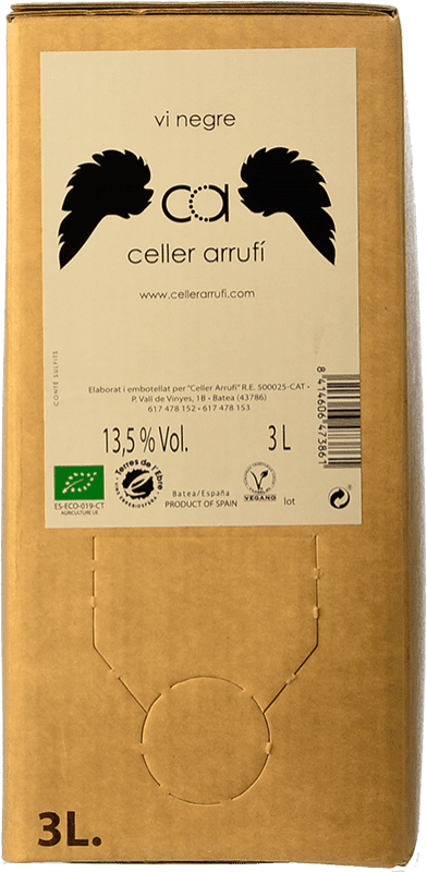 11,95 € Envoi gratuit | Vin Rouge Arrufí D.O. Terra Alta Catalogne Espagne Syrah, Garnacha — Grenache, Cariñena — Carignan Bag in Box 3 L