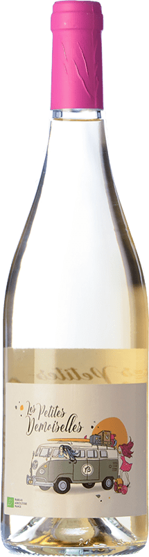 9,95 € Envío gratis | Vino blanco Château Boujac Les Petites Demoiselles Blanc Francia Moscatel Grano Menudo, Sémillon Botella 75 cl