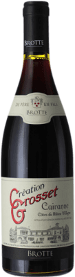 19,95 € 送料無料 | 赤ワイン Brotte Création Grosset Cru Cairanne Rouge 高齢者 プロヴァンス フランス Syrah, Grenache, Monastrell, Carignan ボトル 75 cl