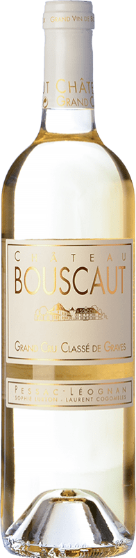 74,95 € Бесплатная доставка | Белое вино Château Bouscaut Grand Cru A.O.C. Pessac-Léognan Бордо Франция Sémillon — Семийон, Sauvignon — Совиньон 75 cl