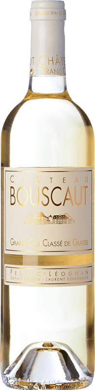 39,95 € Envío gratis | Vino blanco Château Bouscaut Grand Cru Blanc A.O.C. Pessac-Léognan Burdeos Francia Sauvignon Blanca, Sémillon Botella 75 cl