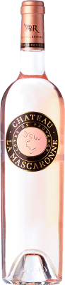 29,95 € Envio grátis | Vinho rosé Château La Mascaronne Rosé Jovem A.O.C. Côtes de Provence Provença França Syrah, Grenache, Cinsault, Vermentino Garrafa 75 cl