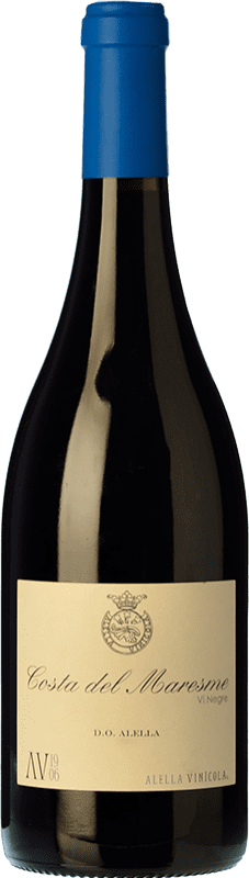 33,95 € Free Shipping | Red Wine Alella Costa del Maresme Crianza — Aged D.O. Alella Catalonia Spain Garnacha — Grenache Bottle 75 cl
