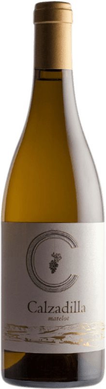12,95 € Бесплатная доставка | Белое вино Uribes Madero Calzadilla Matelot D.O.P. Vino de Pago Calzadilla Кастилья-Ла-Манча Испания Garnacha — Гренаш Бутылка 75 cl