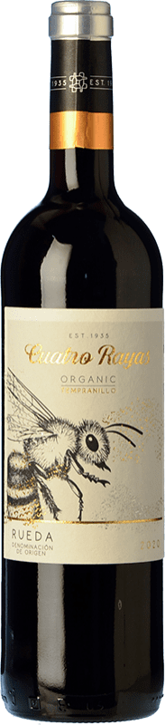 8,95 € Envio grátis | Vinho tinto Cuatro Rayas D.O. Rueda Castela e Leão Espanha Tempranillo Garrafa 75 cl