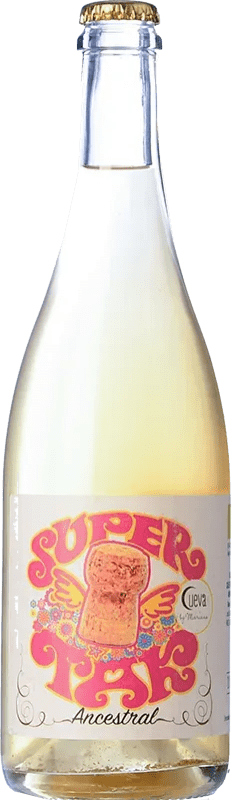 19,95 € Spedizione Gratuita | Spumante bianco Cueva Supertack Ancestral Spagna Tardana Bottiglia 75 cl