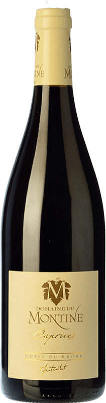 12,95 € Envío gratis | Vino Tinto Domaine de Montine Caprices A.O.C. Côtes du Rhône Rhône Francia Syrah, Garnacha 75 cl
