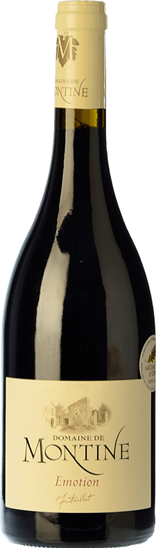 15,95 € Бесплатная доставка | Красное вино Domaine de Montine Emotion A.O.C. Côtes du Rhône Рона Франция Syrah, Grenache бутылка 75 cl