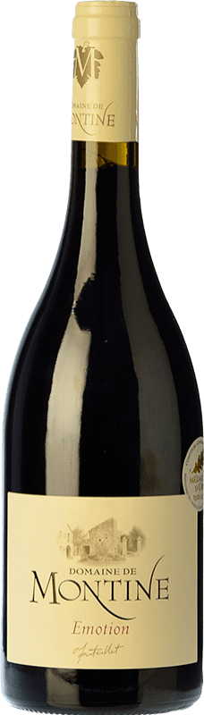 14,95 € Spedizione Gratuita | Vino rosso Montine Emotion A.O.C. Côtes du Rhône Rhône Francia Syrah, Grenache Bottiglia 75 cl