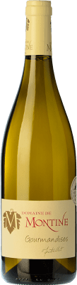 16,95 € Бесплатная доставка | Белое вино Montine Gourmandises Blanc A.O.C. Côtes du Rhône Рона Франция Grenache, Roussanne, Viognier, Marsanne, Bourboulenc, Clairette Blanche бутылка 75 cl