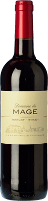 6,95 € Бесплатная доставка | Красное вино Domaine du Mage I.G.P. Vin de Pays Côtes de Gascogne Франция Merlot, Syrah бутылка 75 cl