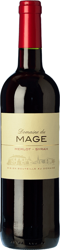 6,95 € Envio grátis | Vinho tinto Domaine du Mage I.G.P. Vin de Pays Côtes de Gascogne França Merlot, Syrah Garrafa 75 cl