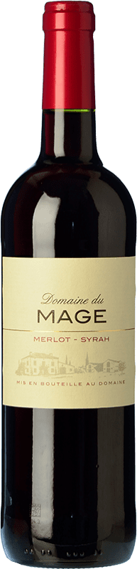 6,95 € Spedizione Gratuita | Vino rosso Domaine du Mage I.G.P. Vin de Pays Côtes de Gascogne Francia Merlot, Syrah Bottiglia 75 cl