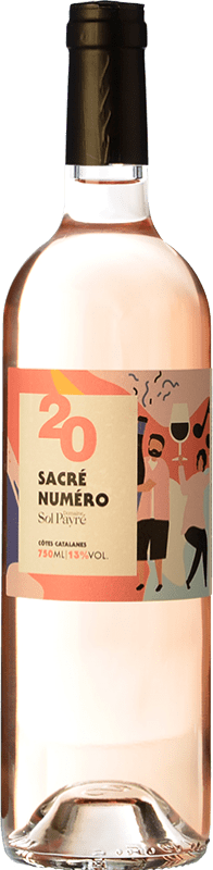 9,95 € Envoi gratuit | Vin Rosé Sol Payré Sacré Numéro Rosé Jeune I.G.P. Vin de Pays Côtes Catalanes Roussillon France Syrah, Garnacha — Grenache Bouteille 75 cl