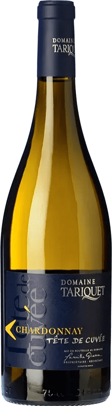 11,95 € Бесплатная доставка | Белое вино Tariquet Tête de Cuvée I.G.P. Vin de Pays Côtes de Gascogne Франция Chardonnay бутылка 75 cl