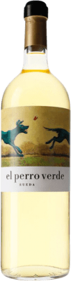 108,95 € Envío gratis | Vino blanco Ángel Lorenzo Cachazo El Perro Verde D.O. Rueda Castilla y León España Verdejo Botella Jéroboam-Doble Mágnum 3 L