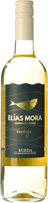 9,95 € 免费送货 | 白酒 Elías Mora Contracorriente D.O. Rueda 卡斯蒂利亚莱昂 西班牙 Verdejo 瓶子 75 cl