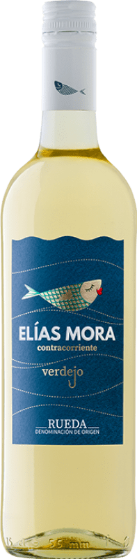 9,95 € 送料無料 | 白ワイン Elías Mora Contracorriente D.O. Rueda カスティーリャ・イ・レオン スペイン Verdejo ボトル 75 cl