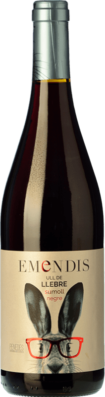 10,95 € 送料無料 | 赤ワイン Emendis Ull de Llebre & Sumoll D.O. Penedès カタロニア スペイン Tempranillo, Sumoll ボトル 75 cl