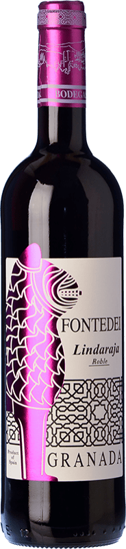 11,95 € Envoi gratuit | Vin rouge Fontedei Lindaraja D.O.P. Vino de Calidad de Granada Andalousie Espagne Tempranillo, Syrah Bouteille 75 cl