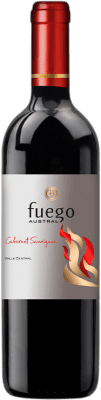 10,95 € Бесплатная доставка | Красное вино Viña Ventisquero Fuego Austral I.G. Valle Central Центральная долина Чили Syrah, Cabernet Sauvignon бутылка 75 cl