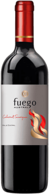 10,95 € Envío gratis | Vino Tinto Viña Ventisquero Fuego Austral I.G. Valle Central Valle Central Chile Syrah, Cabernet Sauvignon 75 cl