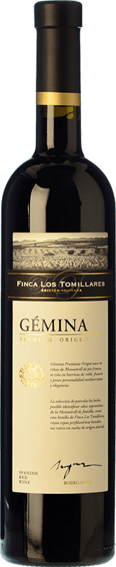 42,95 € Envío gratis | Vino tinto San Isidro Gémina Finca Los Tomillares D.O. Jumilla Región de Murcia España Monastrell Botella 75 cl