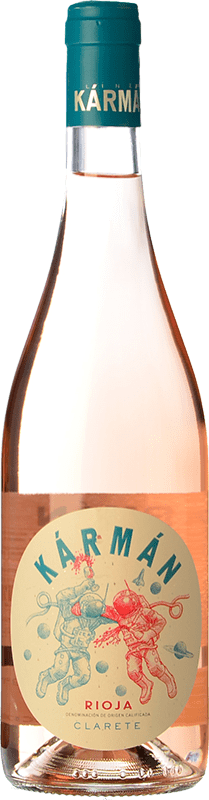 8,95 € Envio grátis | Vinho rosé Gómez Cruzado Kármán Clarete D.O.Ca. Rioja La Rioja Espanha Grenache, Viura Garrafa 75 cl