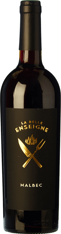 7,95 € Envío gratis | Vino Tinto LGI La Belle Enseigne I.G.P. Vin de Pays d'Oc Languedoc Francia Malbec 75 cl