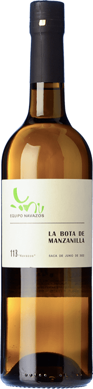 33,95 € Бесплатная доставка | Крепленое вино Equipo Navazos La Bota Nº 113 D.O. Manzanilla-Sanlúcar de Barrameda Санлукар-де-Баррамеда Испания Palomino Fino бутылка 75 cl