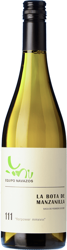 33,95 € Spedizione Gratuita | Vino Liquoroso Equipo Navazos La Bota Nº 11 Florpower MMXVIII D.O. Manzanilla-Sanlúcar de Barrameda Sanlúcar de Barrameda Spagna Palomino Fino Bottiglia 75 cl