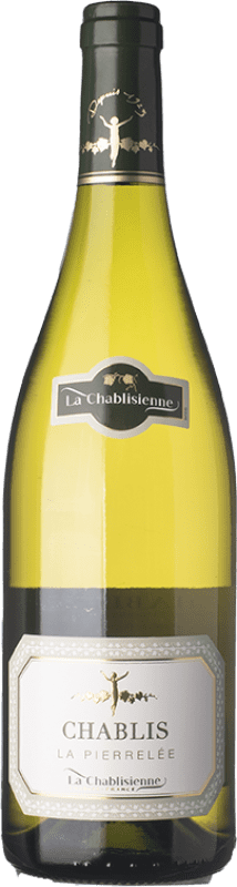 32,95 € Envio grátis | Vinho branco La Chablisienne La Pierrelée A.O.C. Chablis Borgonha França Chardonnay Garrafa 75 cl