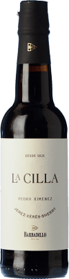 12,95 € Бесплатная доставка | Сладкое вино Barbadillo La Cilla D.O. Manzanilla-Sanlúcar de Barrameda Санлукар-де-Баррамеда Испания Pedro Ximénez Полубутылка 37 cl