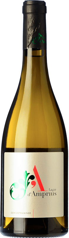 17,95 € Envío gratis | Vino Blanco Lagar d'Amprius I.G.P. Vino de la Tierra Bajo Aragón Aragón España Gewürztraminer 75 cl