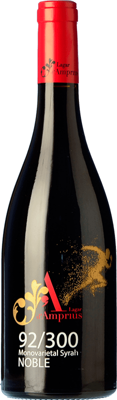 13,95 € Бесплатная доставка | Красное вино Lagar d'Amprius 92/300 I.G.P. Vino de la Tierra Bajo Aragón Арагон Испания Syrah бутылка 75 cl